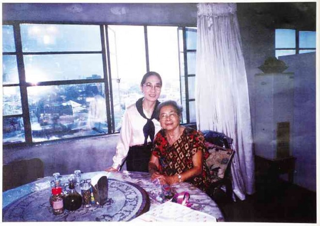 A TREASURED 2001 photo with National Artist for Dance “Mommy” Leonor Orosa-Goquinco