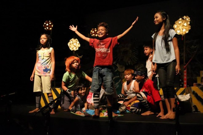 “BaKaTa: Battle of the Street Poets” has bagged three Aliw Award nominations—Best Production for Children, Best Stage Direction in a Musical (Angelo Aurelio) and Best Child Performer (Ivan Batar). PHOTOS FROM TIU THEATER