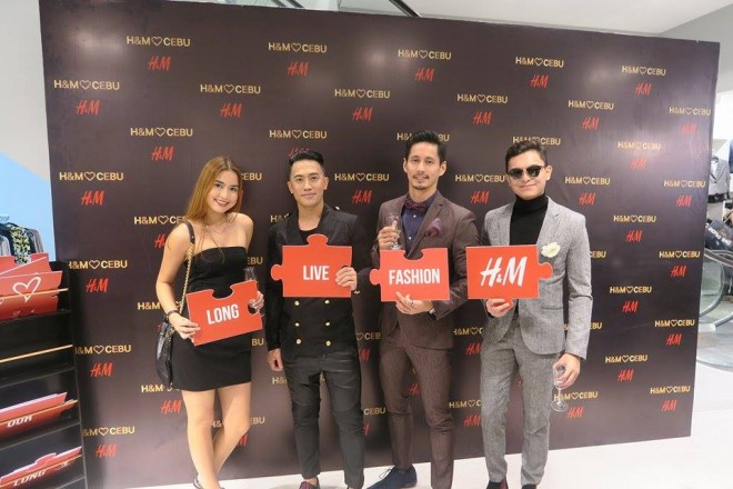 TO BE you student correspondent, Nicole Go Thorpe, H&M Head of Communications of Press Dan Mejia, style bloggers Mikyle Quizon and AJ Dee