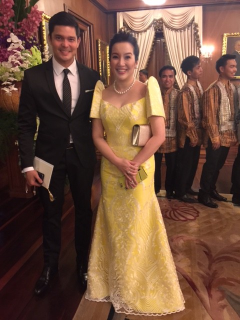 DING DONG Dantest and Kris Aquino in state dinner