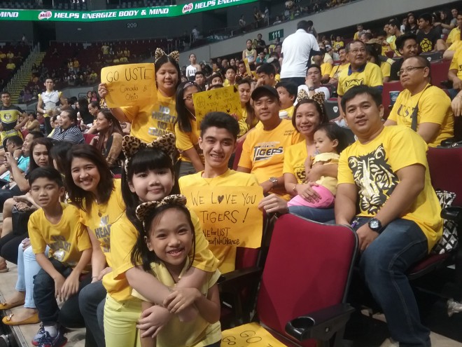 COACH Bong dela Cruz’s own family supports the team. He says that guiding the squad is like taking care of 16 grown-up kids.