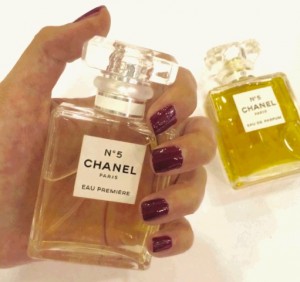 LIMITED-EDITION travel-size, 35-ml bottles of Chanel No. 5 Eau Premiere and Eau de Parfum. The iconic fragrance is marking its 94th anniversary. (Photo: Cheche V. Moral)