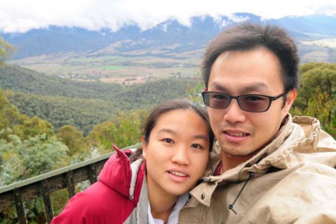 Mr Shawn Ang and Ms Abegail Wee (both above) like the freedom to travel without having to worry about children. Mr Mark Ko and Ms Pang Siew Luan relish the freedom to spend money and time on themselves. PHOTO: COURTESY OF SHAWN ANG AND MARK KO