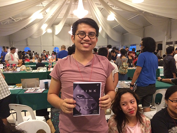 PAUL Salonga with his title “Think/Kill”
