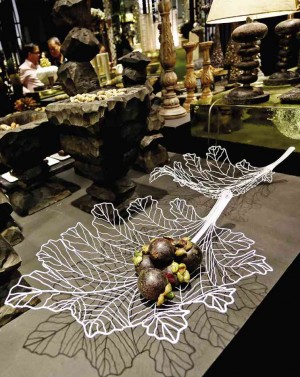 NATURE-INSPIRED table accents by Prado Filipino Artisans Inc.
