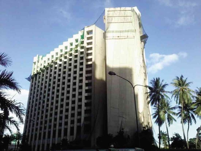 THE MANDARIN Oriental Hotel in Makati being demolished EDGAR ALLAN M. SEMBRANO