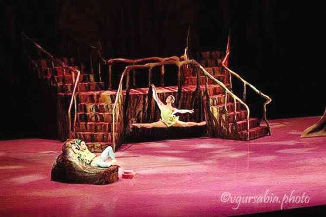 CYRIL Aran Fallar as Peter Pan and Janine Myrtel Arisola as Tinkerbell