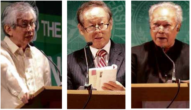 JOSÉ “Pete” Lacaba; Lee Gil-won; Edwin Thumboo