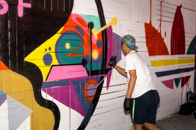 GRAFFITI artist, Jigger Cruz EJ BONAGUA