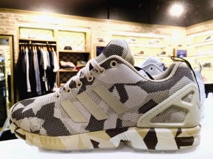 ￼THE ADIDAS ZX Flux Camo in an all-new brown colorway. PHOTOS: ANNE A. JAMBORA