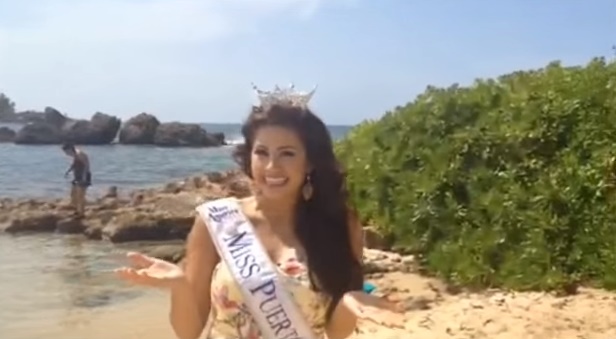 Miss Puerto Rico Destiny Velez. SCREENGRAB FROM MISS AMERICA ORGANIZATION'S YOUTUBE PAGE