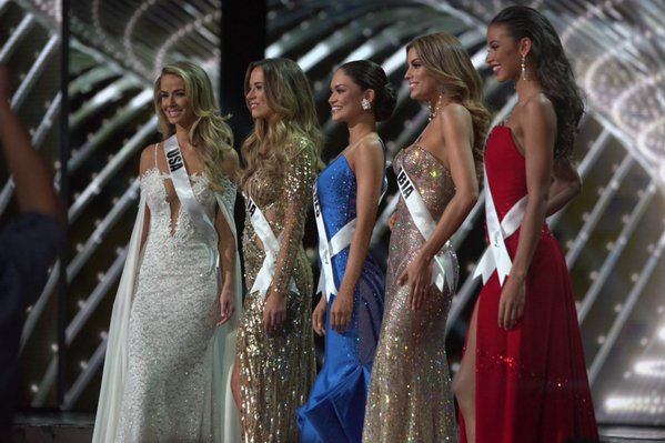 Miss Universe Top 5. PHOTO FROM MISS UNIVERSE SOCIAL MEDIA