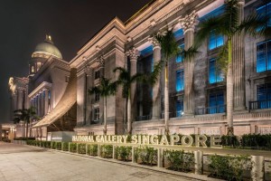 FAÇADE of the Old Supreme Court of Singapore, renovated as the National Gallery Singapore