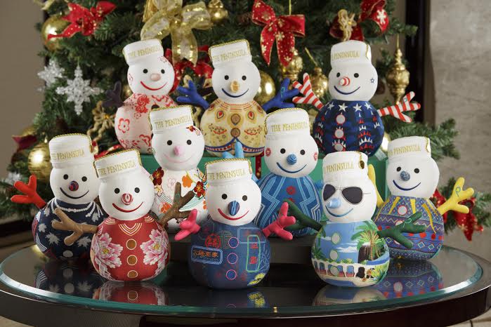 Snowpage is being sold in 10 Peninsula hotels around the world. Each hotel has a distinctive-looking stuffed toy that depicts the culture of the city where the hotel is located.