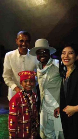 CECILE Licad with President Obama, apl.de.ap and a Lumad boy at the Apec show. She was simply mesmerizing, said PDI editor LJM.