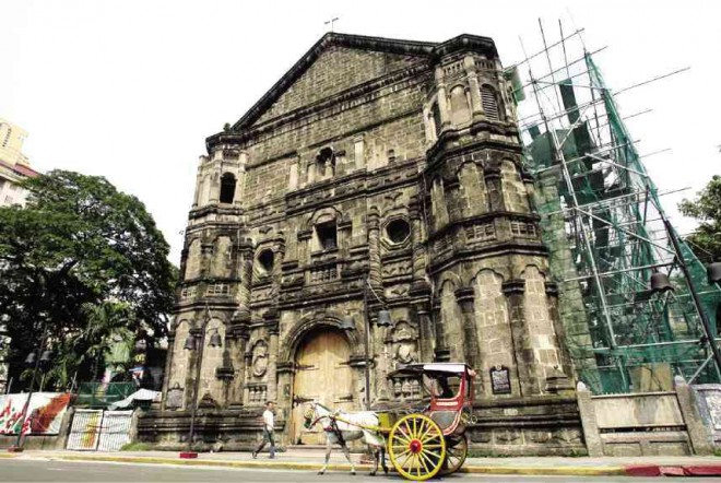 ASTONE fragment falling from the molding led to a general overhaul of this precious built heritage. INQUIRERPHOTO