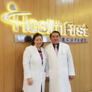 HEALTHFIRST medical director Dr. Jesse Baylon and chief of clinics Dr. Julie Que Cheng