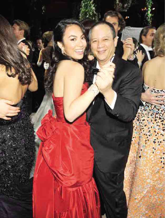 TONYBOY and Dominique Cojuangco dancing the waltz