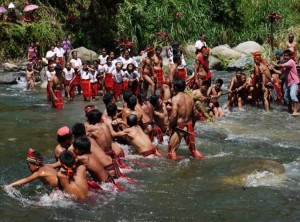 PUNNUK being done on Hapao River in Hungduan, Ifugao COURTESY OF CECILIA PICACHE