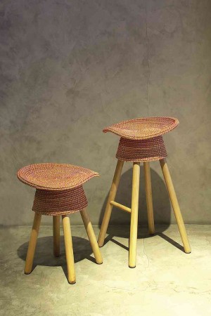 ABACA stools made in Cebu
