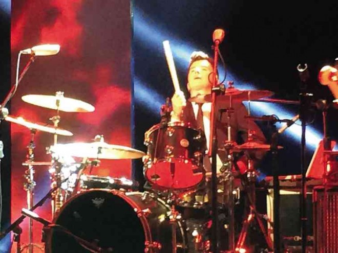 “SHOOK me all night long”: Rick Astley on drums