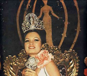 Miss Universe 1973 Margarita Moran PHOTO: MISSOSOLOGY.ORG
