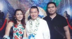REYES with wife Mary Ann and son Brian