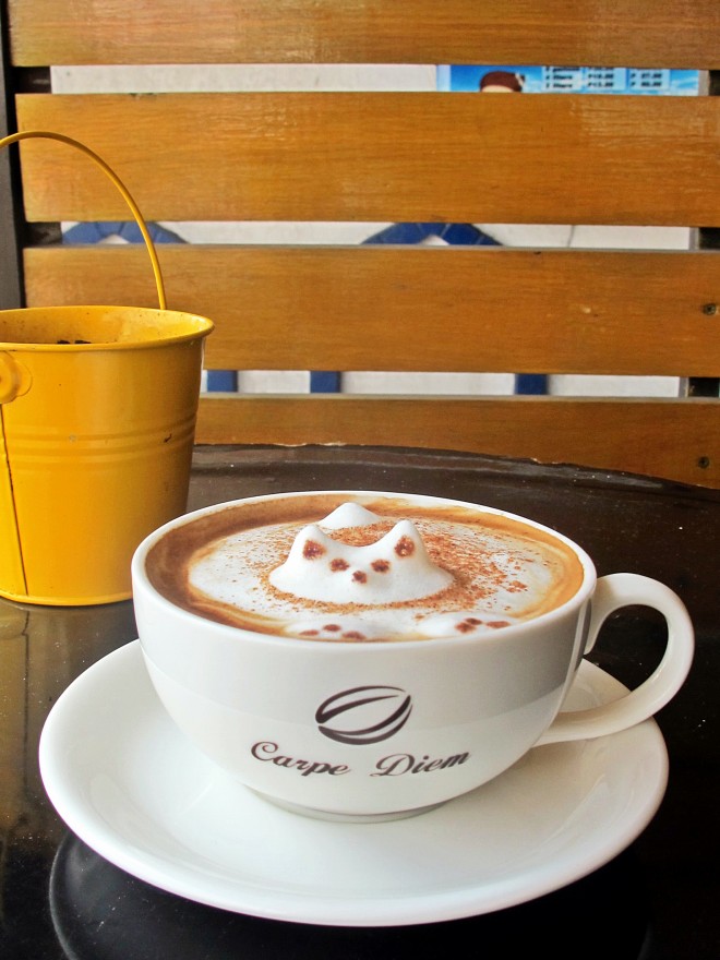 3D Latte art PHOTOS BY TOM SILVESTRE