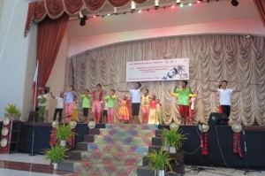PERFORMERS during National Arts Month opening program in Tagbilaran City