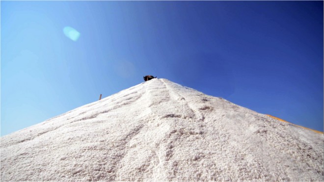 SALT mountain at  Pacific Farms in Bolinao, Pangasinan