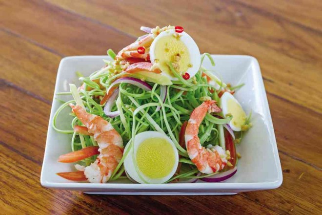 SHREDDED “kangkong” salad