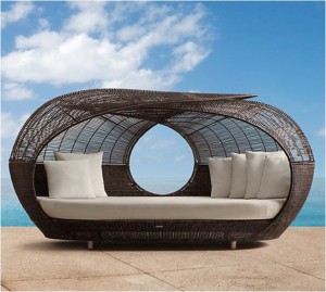 This resort sofa promotes meaningful connections