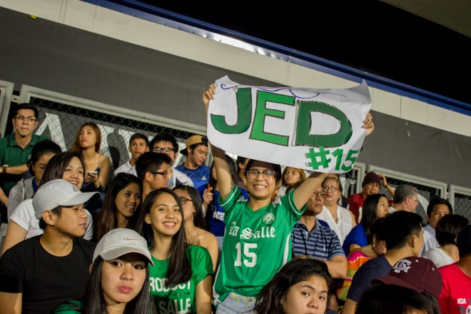 GROWING support. The Emperador Stadium was jam-packed with fans.