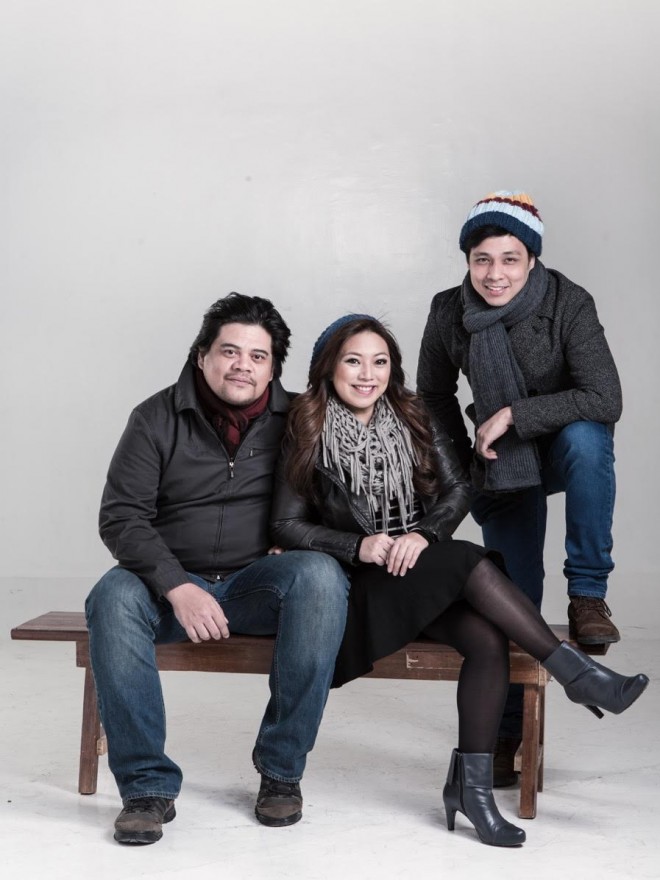 Jamie Wilson, Caisa Borromeo and Reb Atadero star in the Repertory Philippines production of John Cariani’s “Almost, Maine,” opening Feb. 19. Also in the cast is Naths Everett. Bart Guingona directs. PHOTO FROM REPERTORY PHILIPPINES