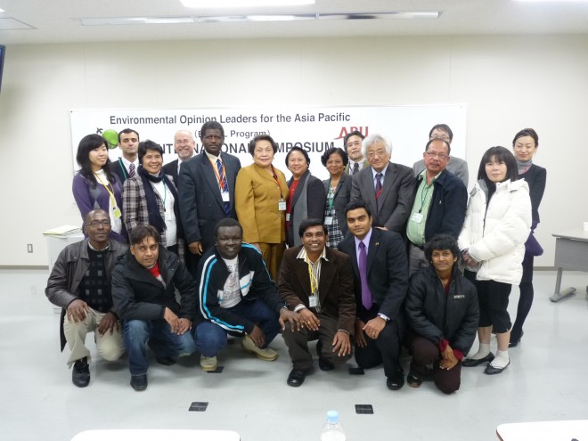  Sharing the best practices of PSU on environment protection, Ritsusmeikan Asia-Pacific University, Beppu, Japan.