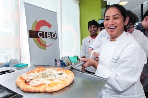 PIZZA making session with Margarita Forés  at Cibo restaurant in Greenbelt 