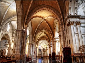 BREATHTAKING view of the interior of Valencia Cathedral