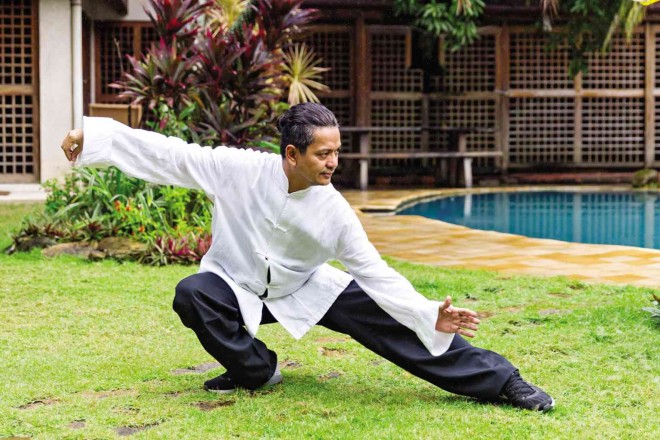 HOFER practices the wu style, the most popular form of tai chi wherein powerful energy flows through both minute and large movements.
