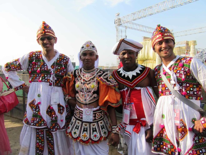 Performers from Africa.