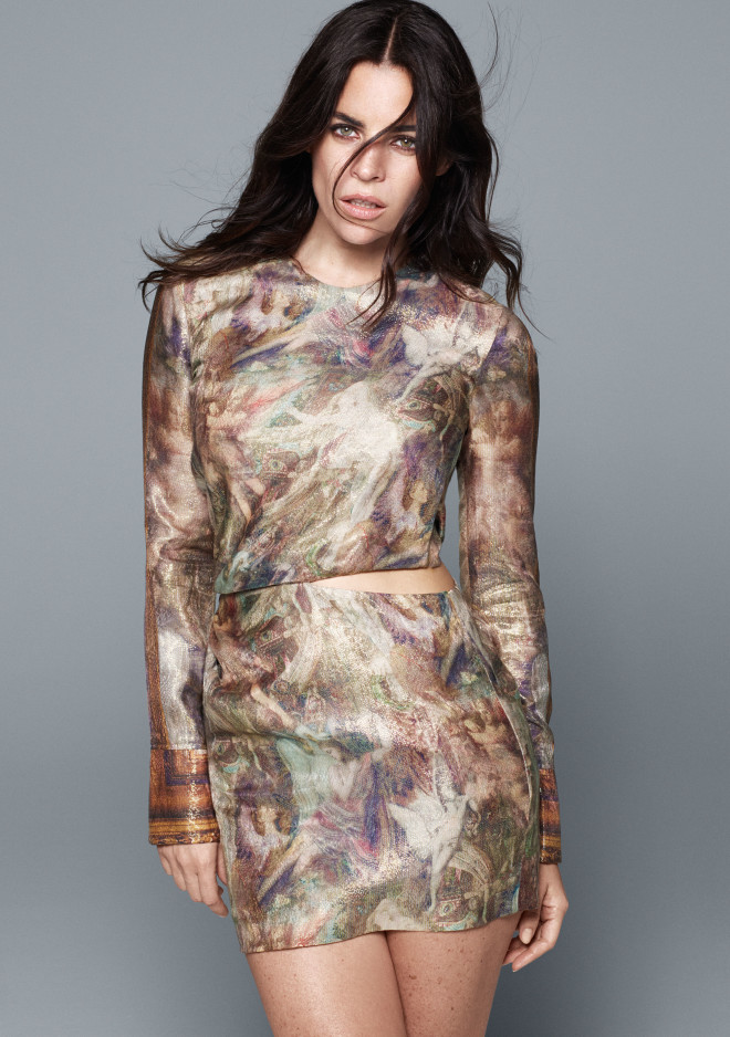 THE FACE of the campaign, Julia Restoin Roitfeld 