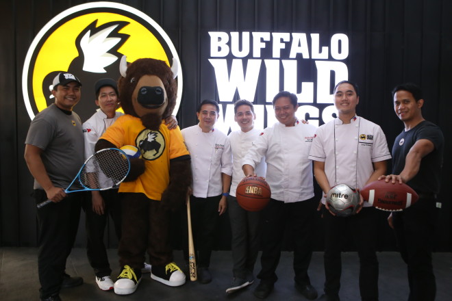 Buffalo Wild Wings recently received the Culinary Excellence Award. In photo is the team headed by Chef Josh Boutwood.