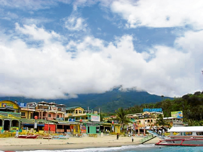 KARST mountain at the Puerto Princesa Subterranean River National Park