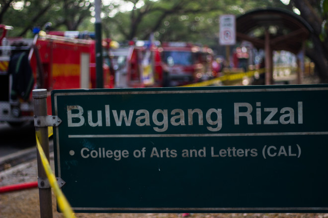 THE SIGN synonymous to all students of UP Diliman 