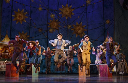 This image released by Matt Ross Public Relations shows the cast during a performance of "Tuck Everlasting," opening on Broadway on April 26. (Joan Marcus/Matt Ross Public Relations via AP)