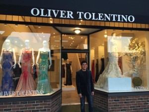 DREAM come true: Oliver Tolentino outside his Beverly Hills boutique