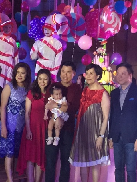 Baby Kathleena with her parents Kevin and Michelle Tan, grandparents Andrew and Catherine Tan, Wilson (not shown here) and Catherine See