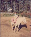 The Author on horseback at Wright Park, Baguio, in 1988