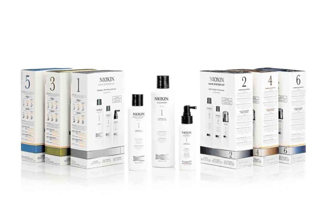 NIOXIN customized system, designed to meet the specific needs of different types of thinning hair
