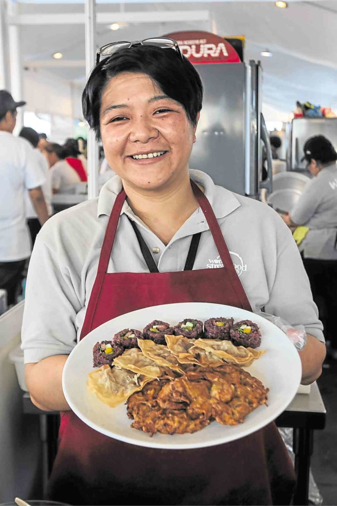 Chef Charlynne M. Buangan’s North Luzon food: Kiniing- Inapoy Binungen,Okoy Tikyosko and Panara