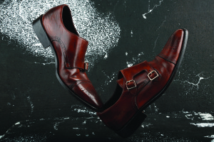 Double monk strap shoes by TO BOOT NEW YORK His first major shoe investment, which he had to wait four months for. He considers the wait worth it.